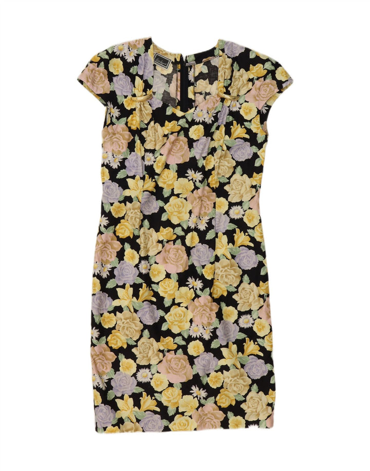 LUISA SPAGNOLI Womens Shift Dress IT 48 XL Multicoloured Floral Cotton Vintage Luisa Spagnoli and Second-Hand Luisa Spagnoli from Messina Hembry 