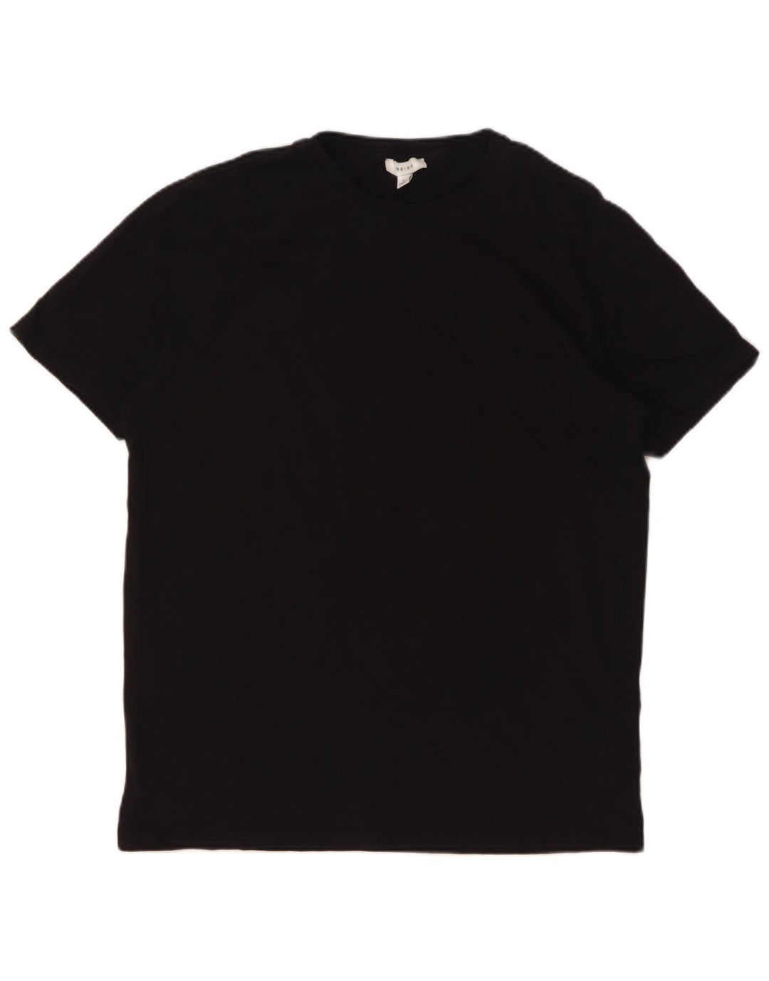 T-shirt da uomo Reiss Top grande in cotone nero
