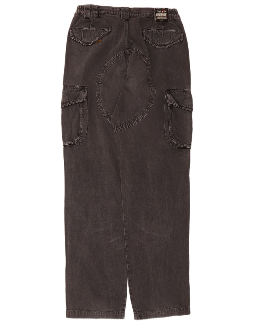 Pantaloni cargo da uomo Murphy & Nye W31 L33 in cotone grigio
