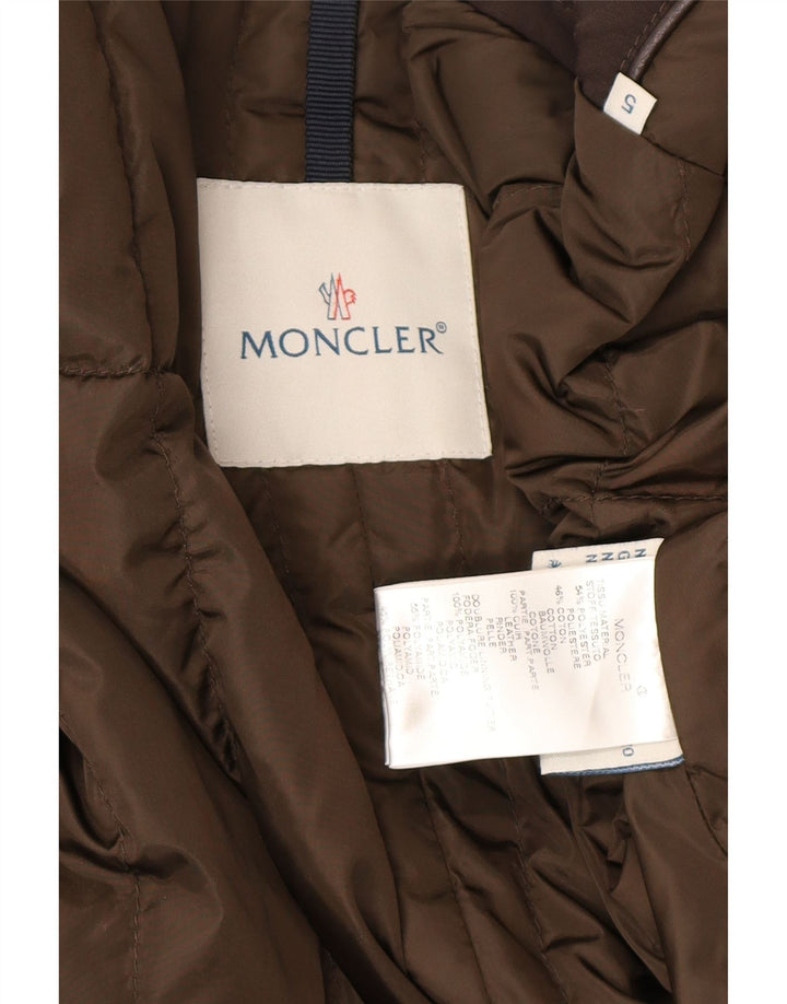 Moncler Uomo Giacca imbottita Utility 2XL Marrone Poliestere