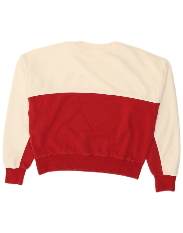 Felpa corta da donna Champion UK 16 Large Off White Colourblock