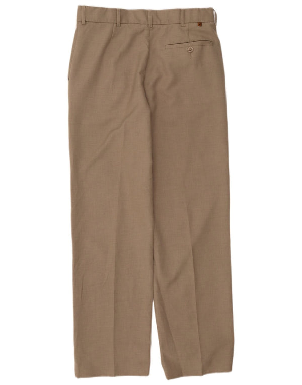 FARAH Womens Classic Straight Chino Trousers W32 L31  Grey Polyester