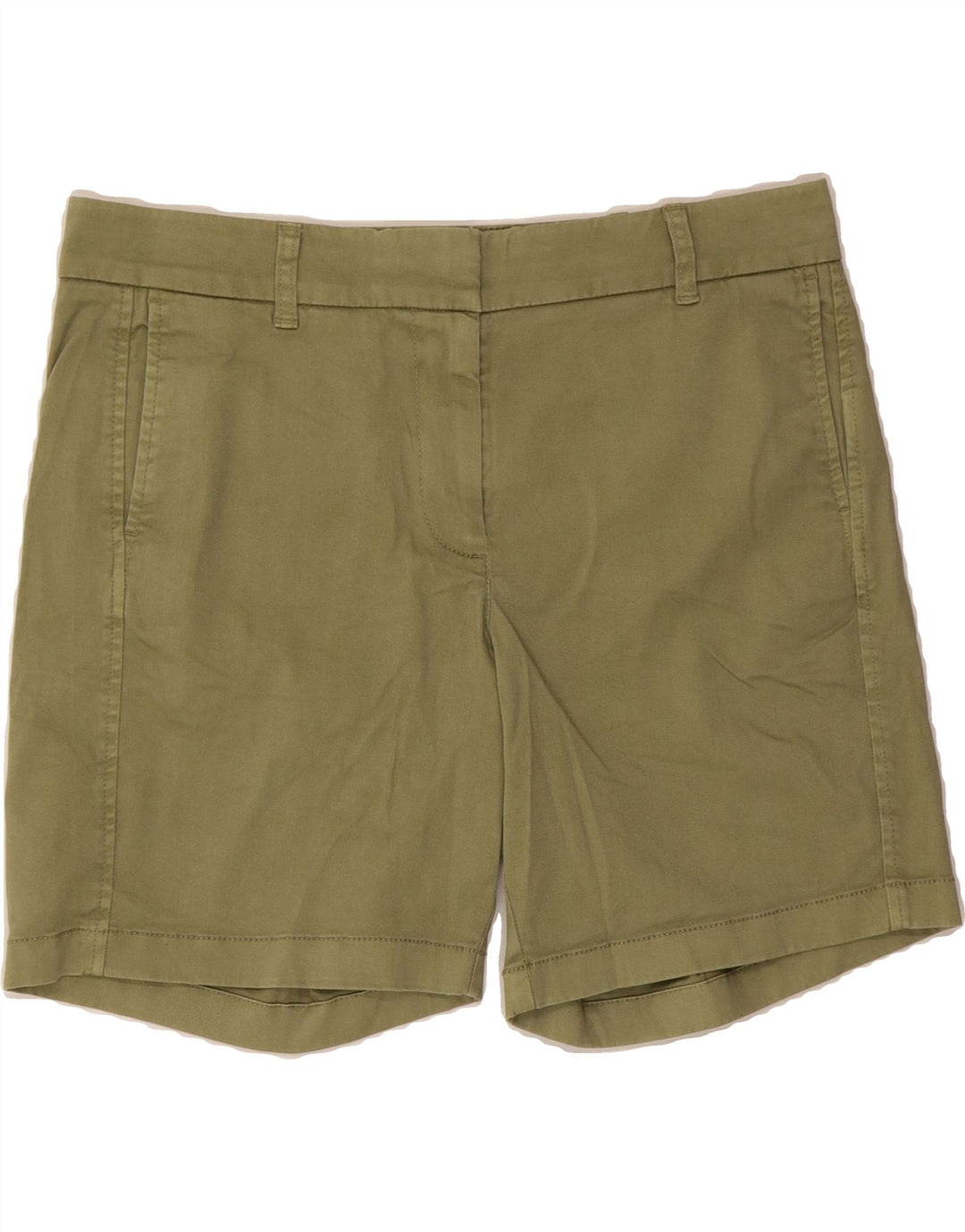 J. CREW Womens Chino Shorts US 10 Large W34  Khaki Cotton Vintage J. Crew and Second-Hand J. Crew from Messina Hembry 