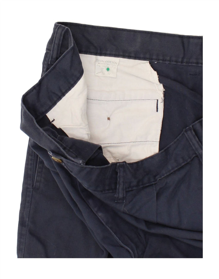 DOCKERS Mens Chino Shorts W42 2XL Navy Blue Cotton Vintage Dockers and Second-Hand Dockers from Messina Hembry 