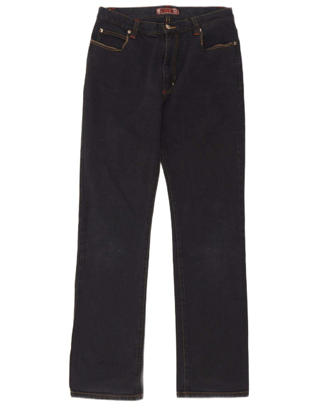Jeans dritti da donna Sasch W32 L34 cotone blu navy