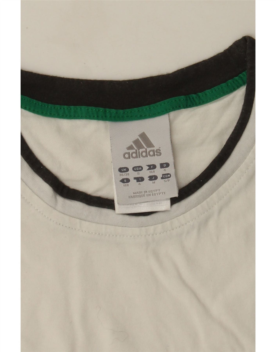 Canotta da uomo Adidas UK 36/38 piccolo cotone bianco