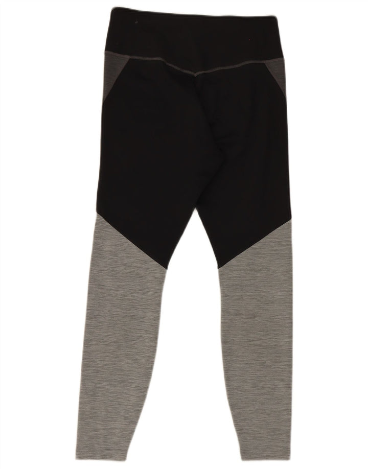 Leggings Nike Dri Fit da donna UK 12 Poliestere color block grigio medio
