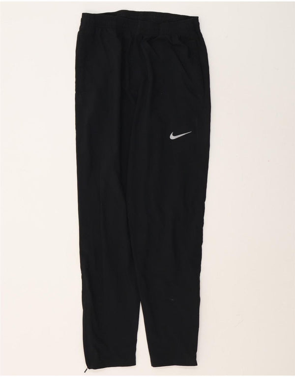 Pantaloni da tuta Nike Dri Fit da uomo piccoli in poliestere nero
