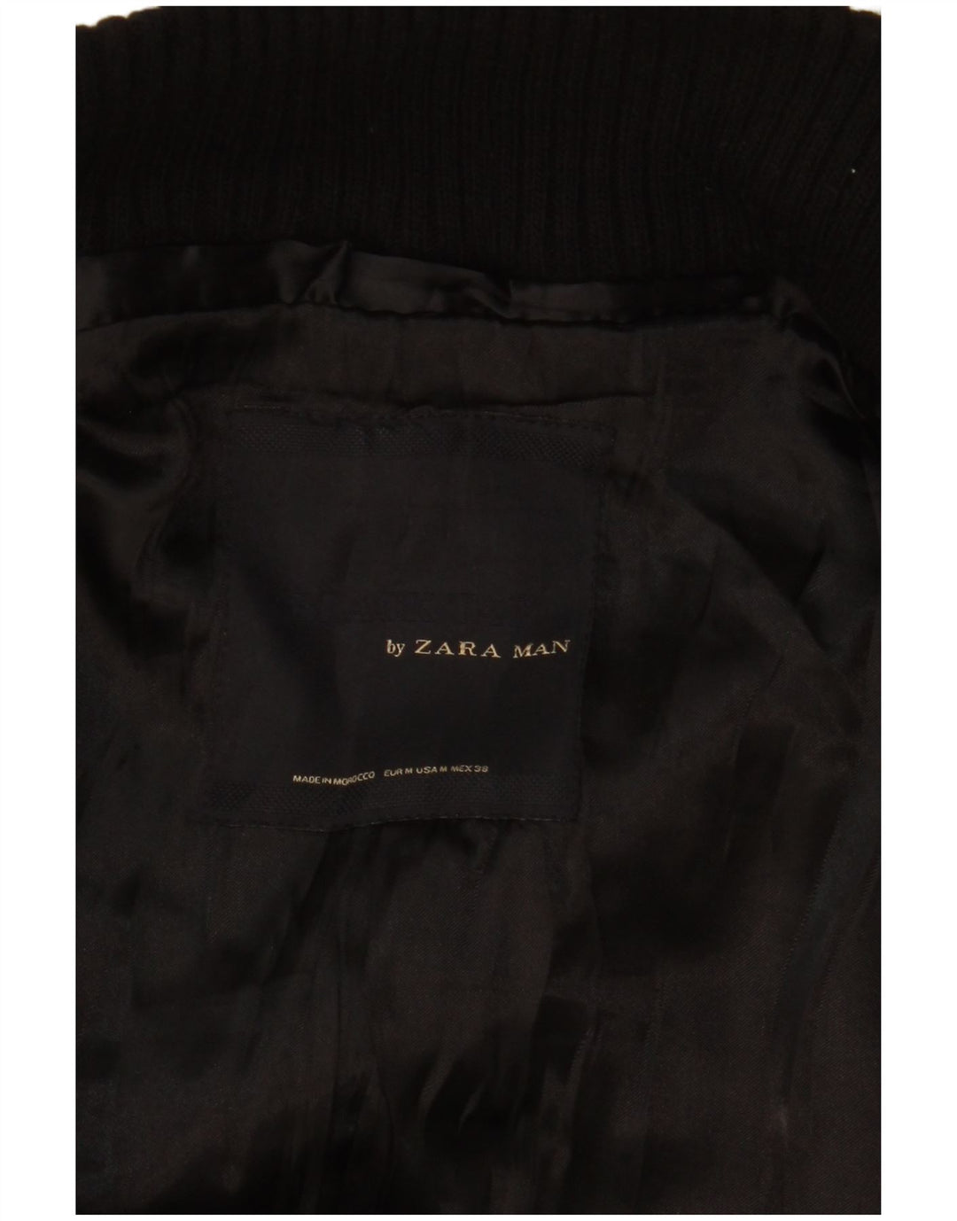 Trench da uomo Zara UK 38 medio nero