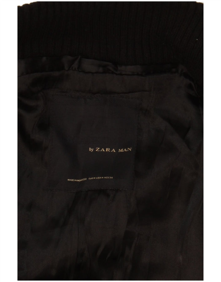 Trench da uomo Zara UK 38 medio nero