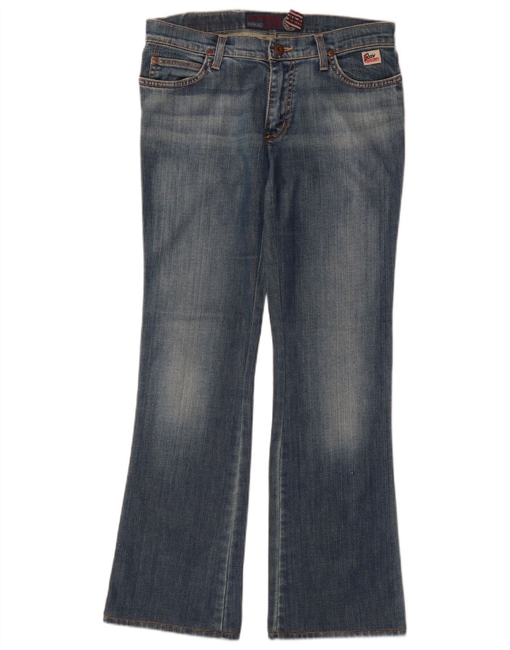 Jeans bootcut da donna Roy Rogers W32 L30 cotone blu