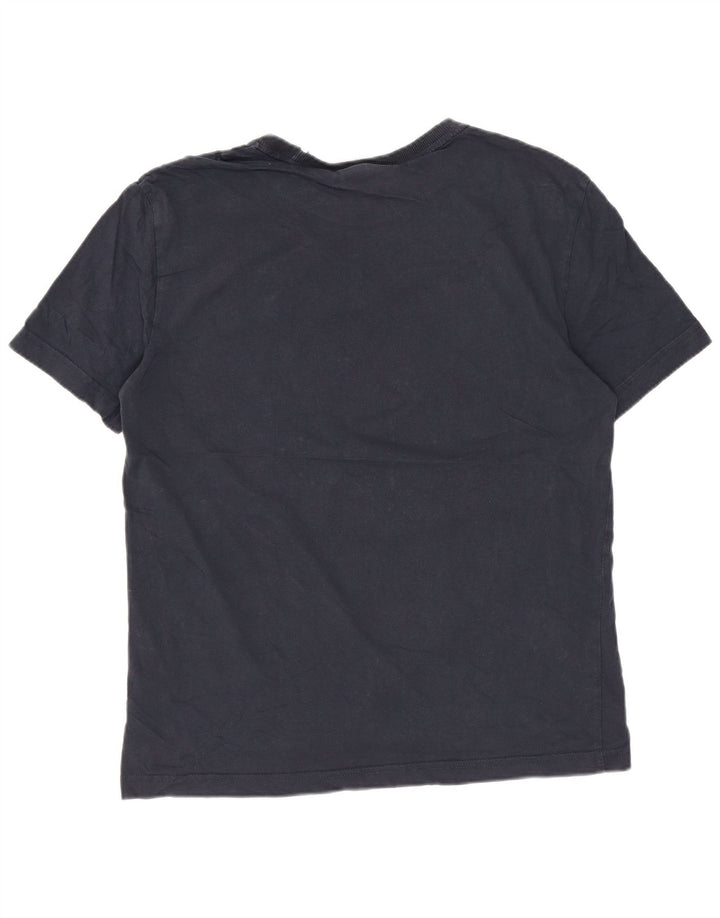 T-shirt da uomo Calvin Klein Top in cotone blu navy medio