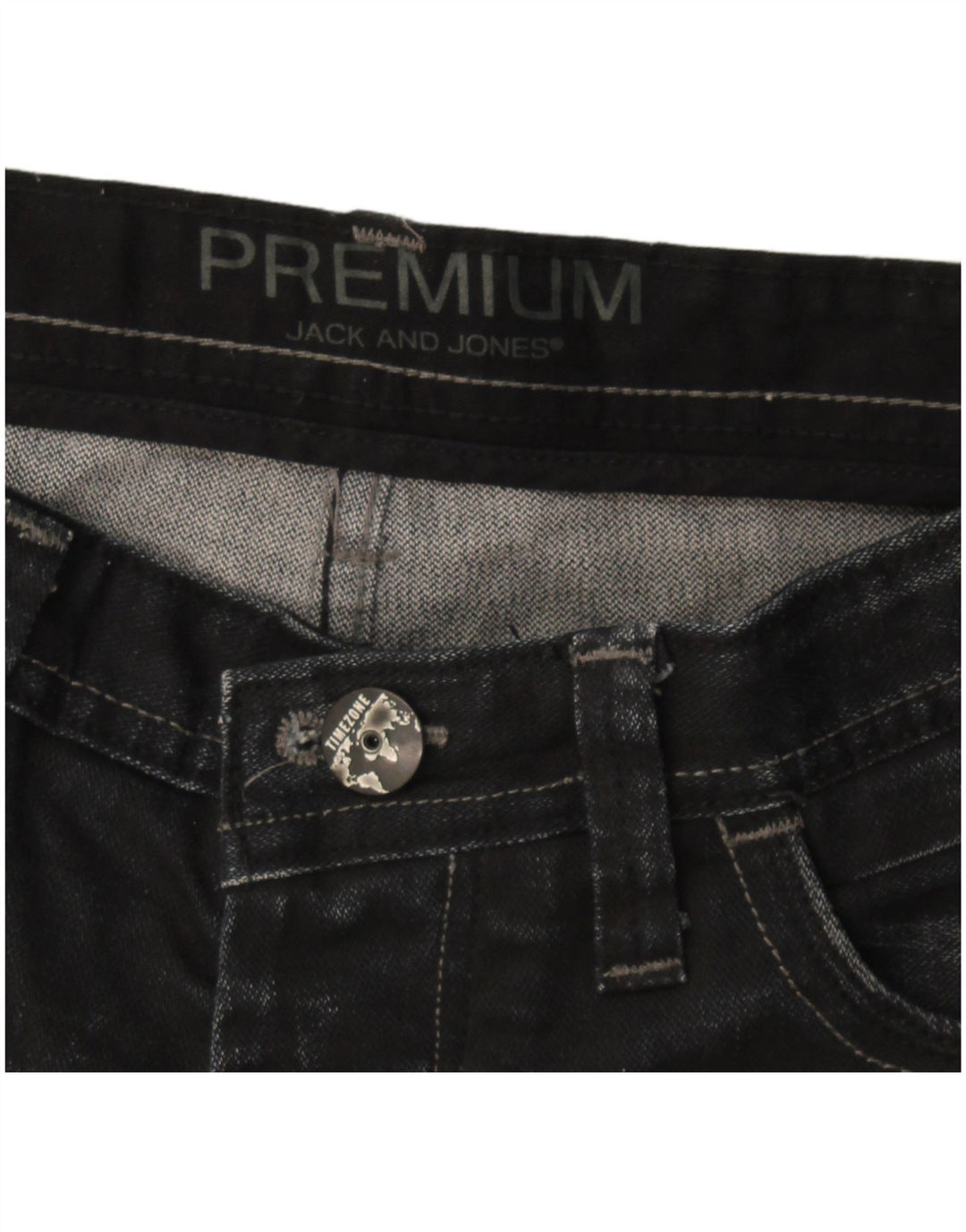 Jeans dritti da uomo Jack & Jones W36 L34 neri