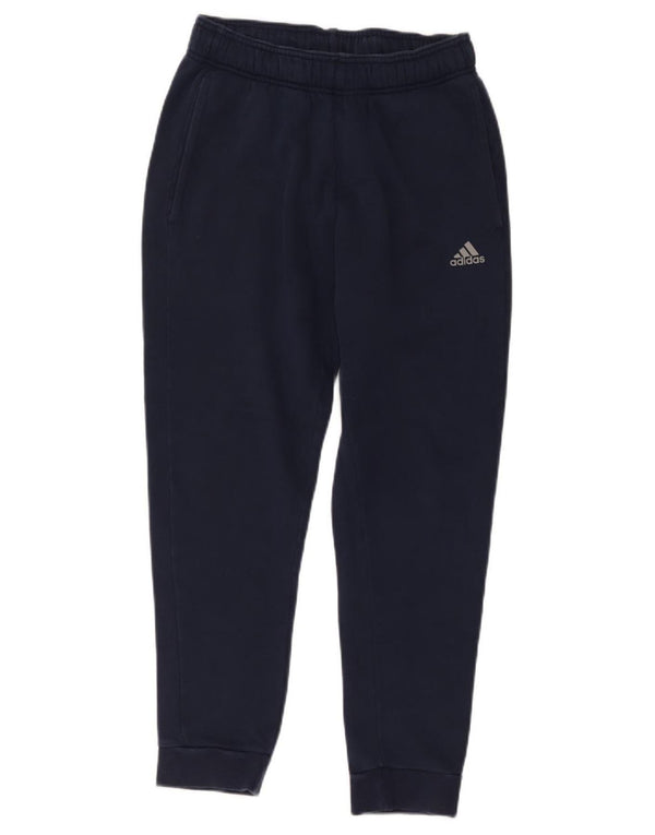 Pantaloni da tuta da uomo Adidas Joggers UK 38/40 Medio Blu Navy Cotone