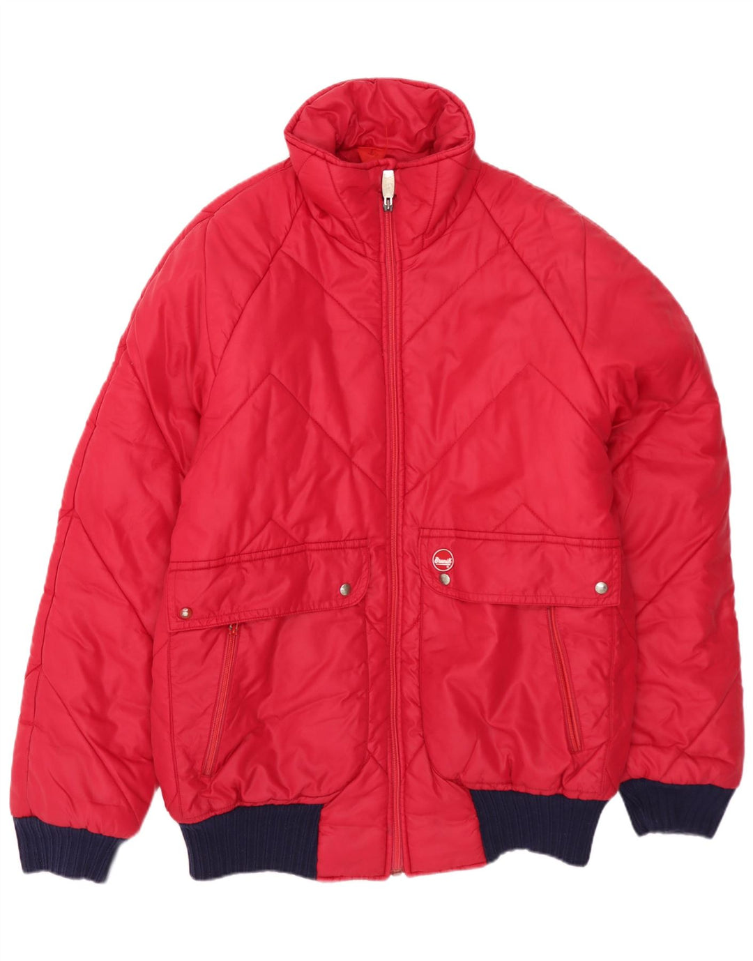 Giacca imbottita da uomo Brunik UK 38 Medium Red Colourblock