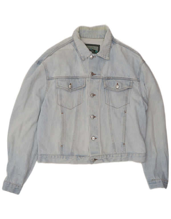 Giacca di jeans oversize da donna Rifle UK 18 XL Blu