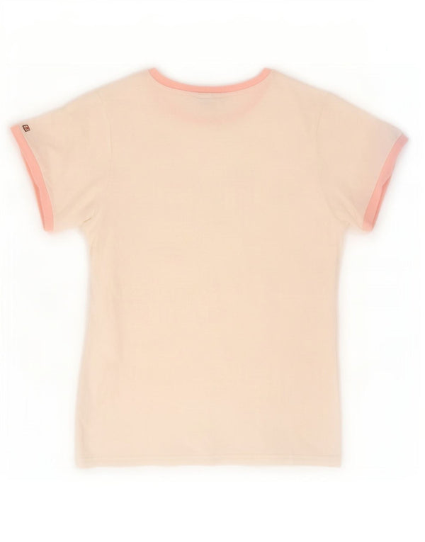 T-shirt grafica da donna Puma UK 14 Medium Bianca