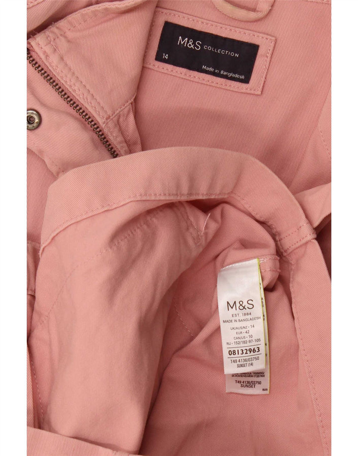Giacca multiuso da donna Marks & Spencer UK 14 grande cotone rosa