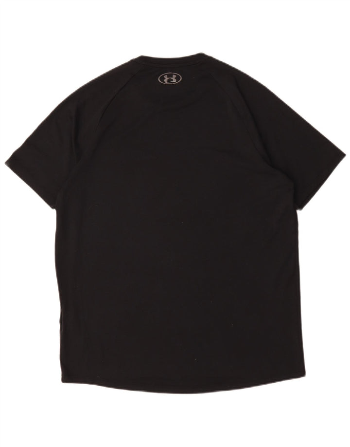 T-shirt da uomo Under Armour Top medio poliestere nero