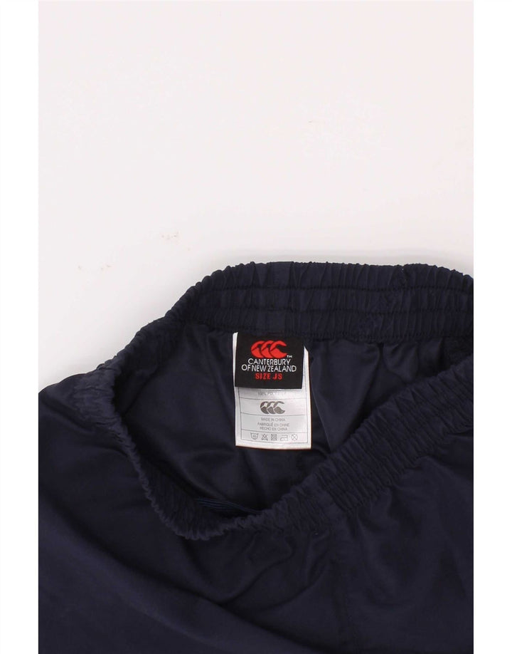 Pantaloncini sportivi da ragazzo Canterbury 3-4 anni piccoli in poliestere blu navy