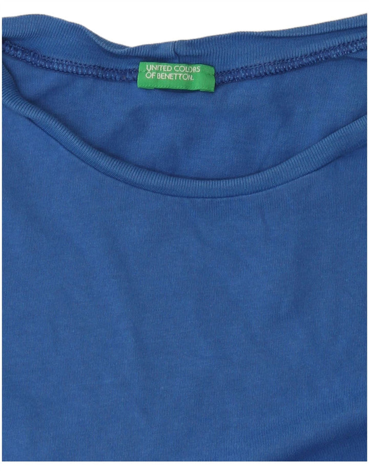 Maglietta Benetton Bambino 13-14 Anni Blu