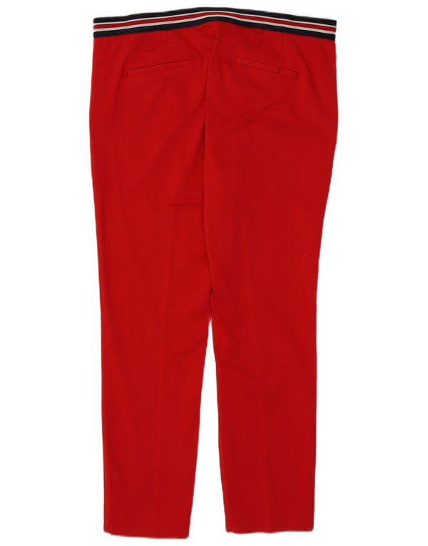 Pantaloni chino slim da donna Zara XL W32 L27 Rossi