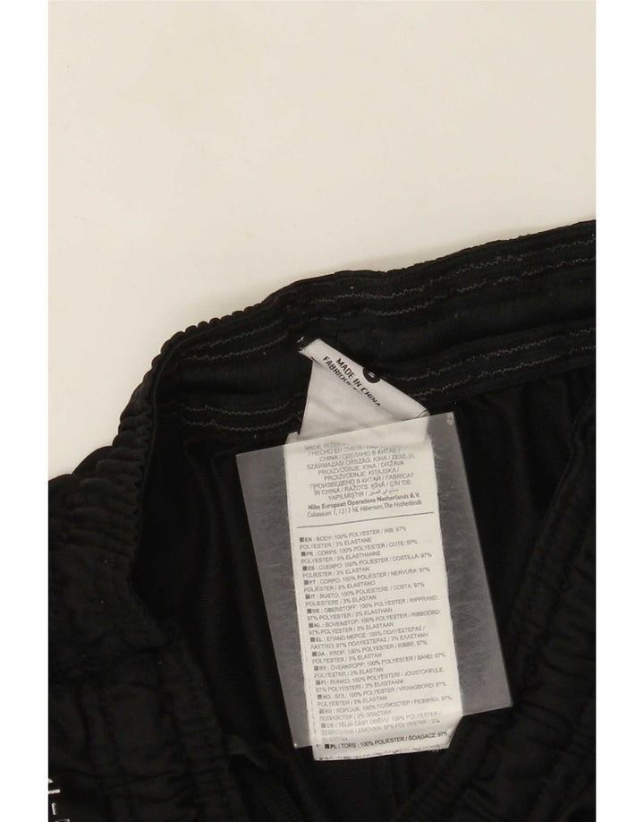 Pantaloni da tuta Nike Dri Fit da uomo piccoli in poliestere nero