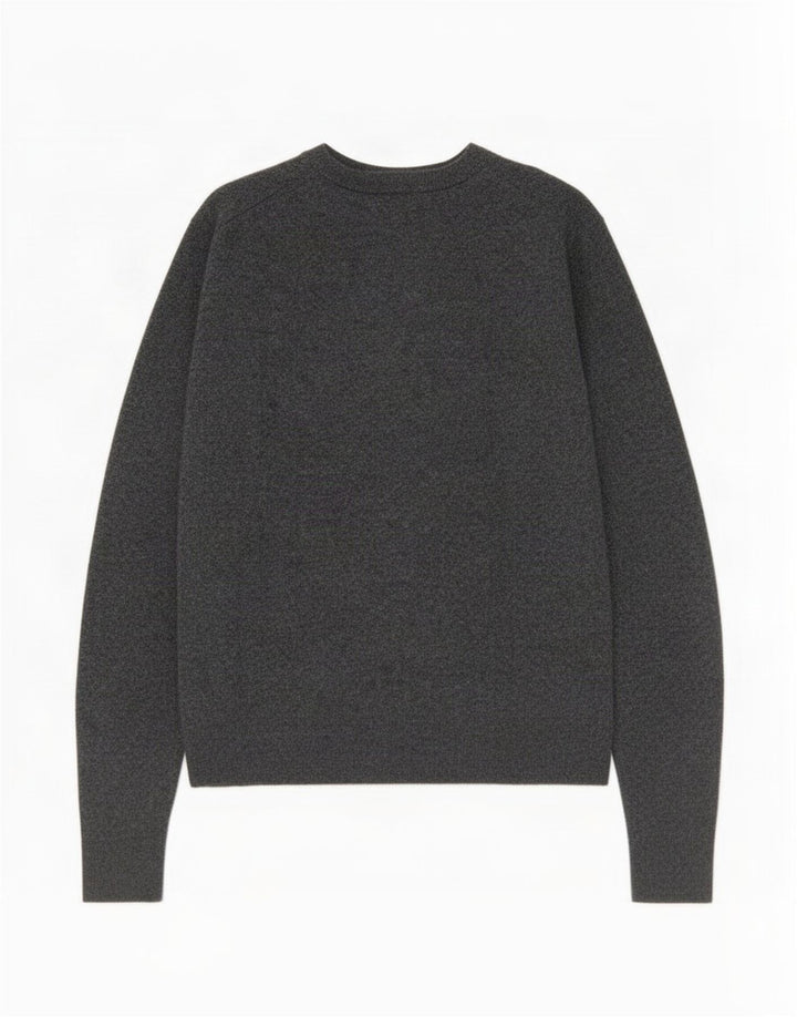 Maglione maglione con scollo a V da donna Gant UK 12 Lana grigio medio