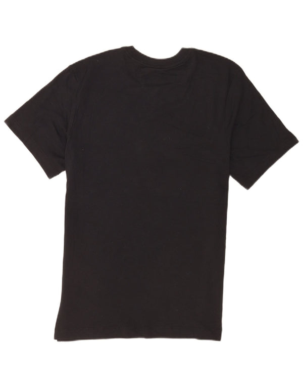 T-shirt grafica Nike Dri Fit da uomo, piccola, in cotone nero