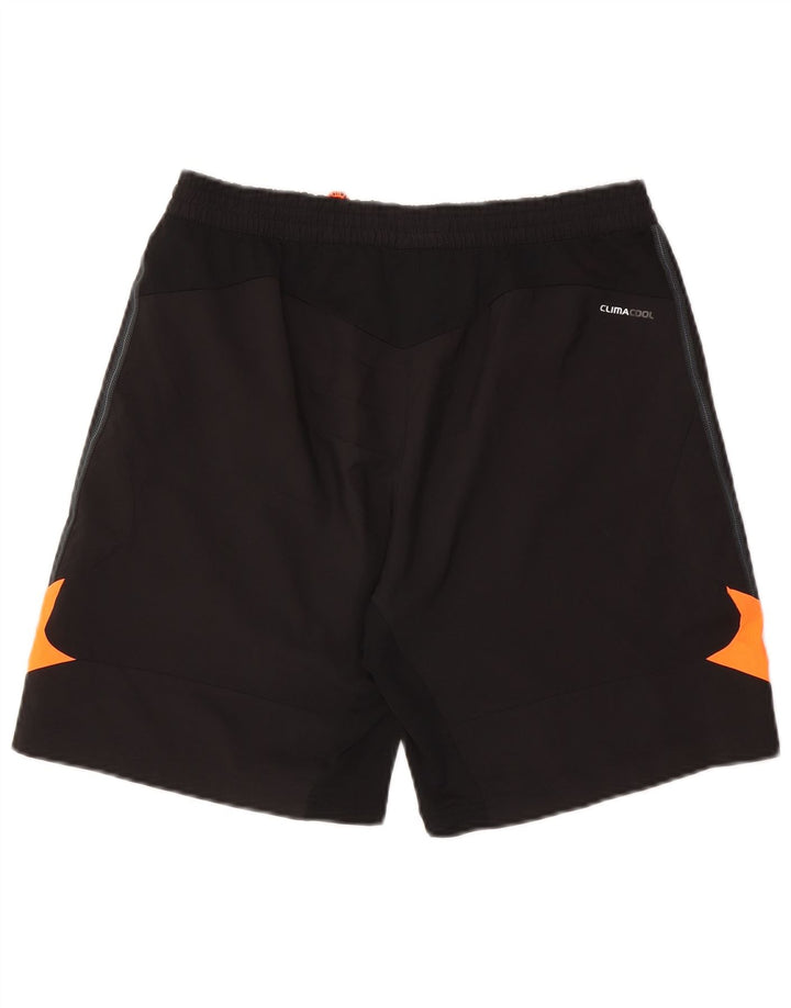 Pantaloncini sportivi Adidas Climacool da uomo, poliestere color block medio nero