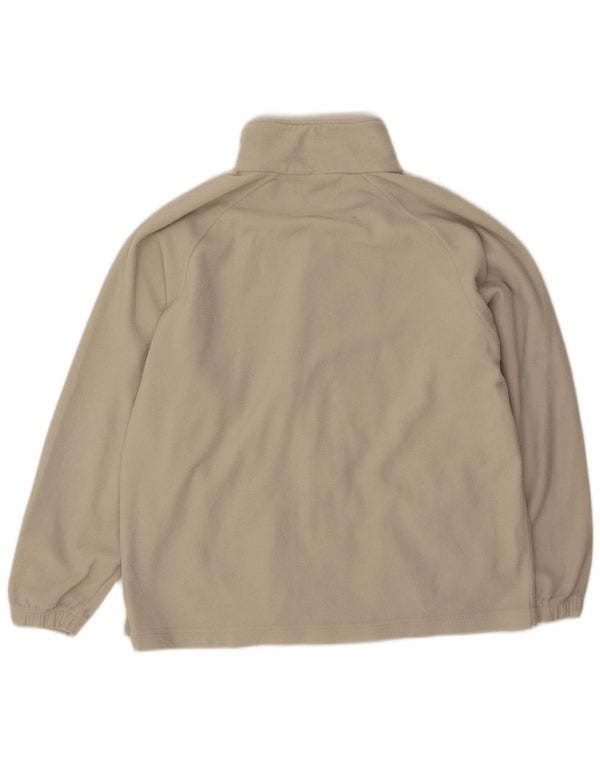 Kappa Mens Fleece Jacket UK 40 Large Beige Polyester