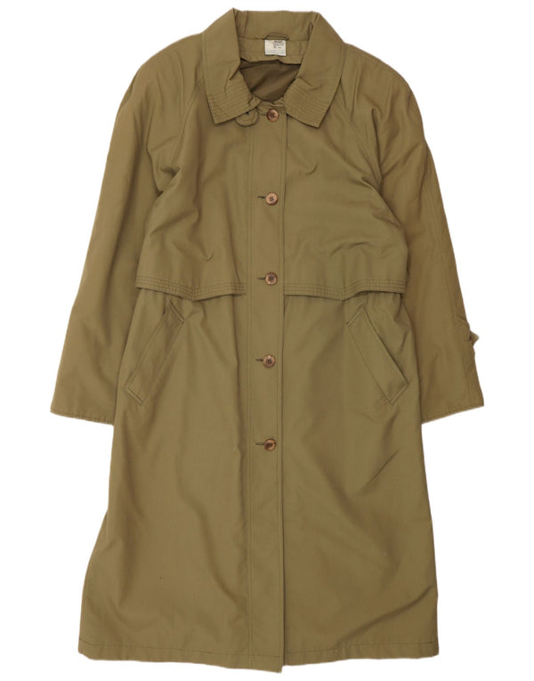 Trench lungo oversize da donna CLASSIC UK 16 grande poliestere kaki