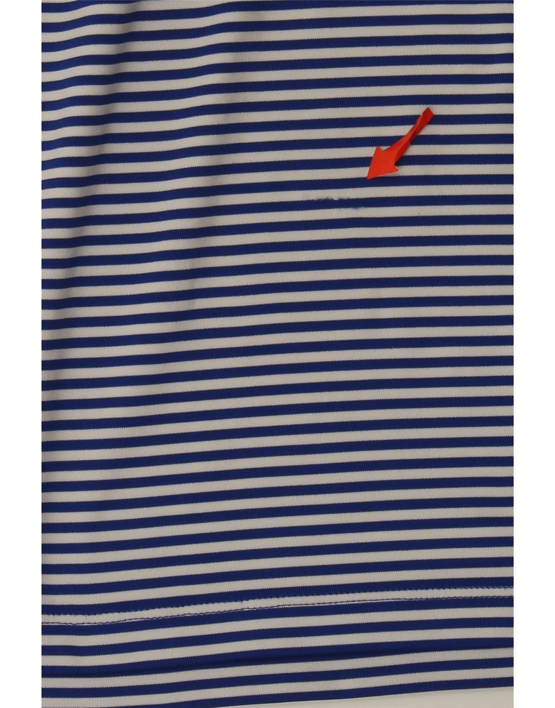 Polo Under Armour da uomo Heat Gear in poliestere gessato blu medio