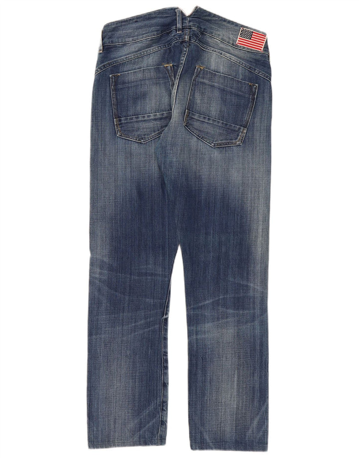 Jeans dritti da donna Tommy Hilfiger W33 L29 cotone blu