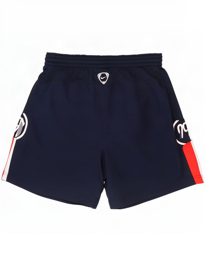 Pantaloncini sportivi grafici Nike da uomo, poliestere color block medio blu navy
