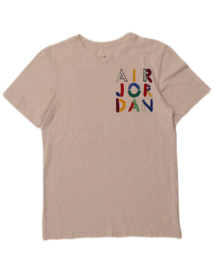 T-shirt grafica da uomo JORDAN Top piccola bianca