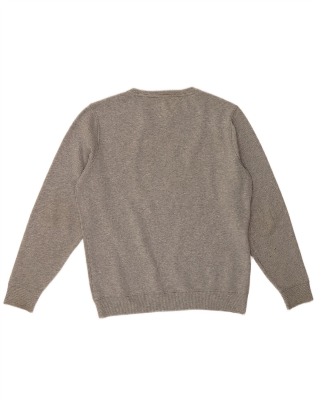Tommy Hilfiger Uomo Regular Fit Felpa Maglione Grande Cotone Grigio