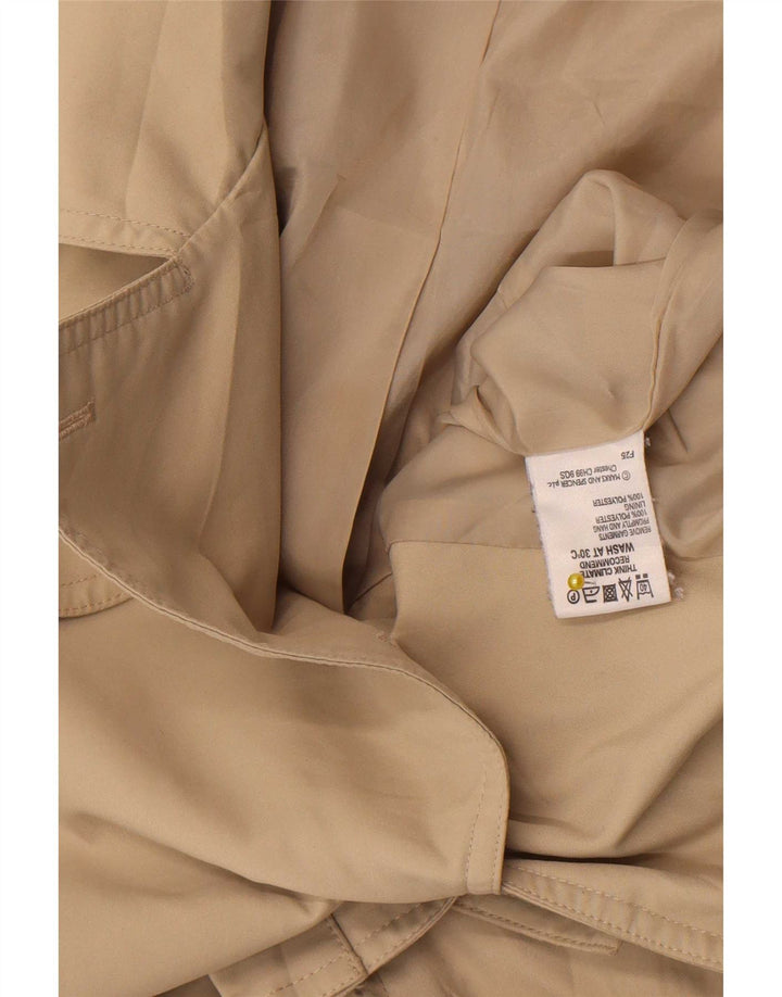 Trench da donna Marks & Spencer UK 14 grande poliestere beige