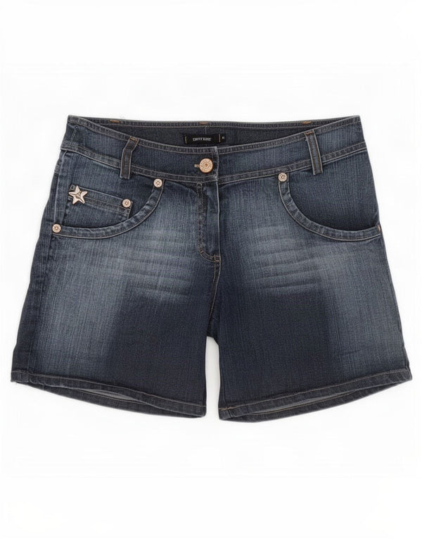 Pantaloncini di jeans da donna Denny Rose piccoli W30 cotone blu