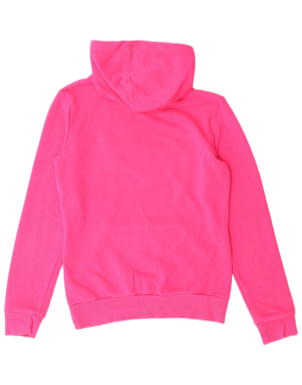 Felpa con cappuccio grafica da donna PUMA UK 10 Small in cotone rosa