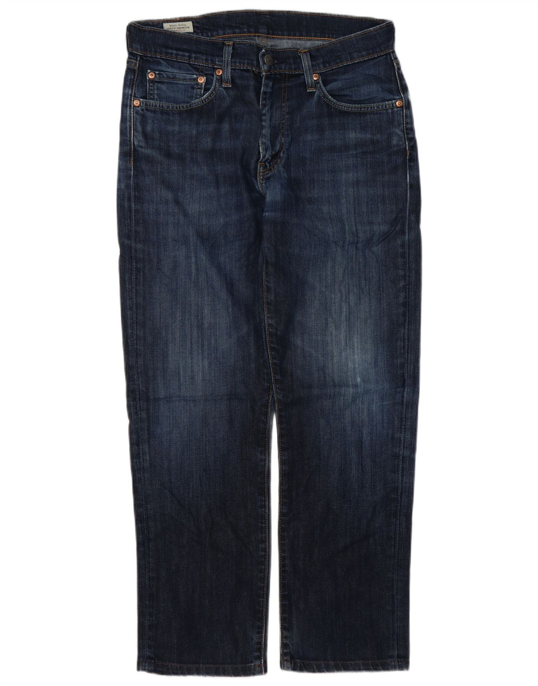 Levi's Uomo 514 Jeans dritti W31 L28 Blu Navy