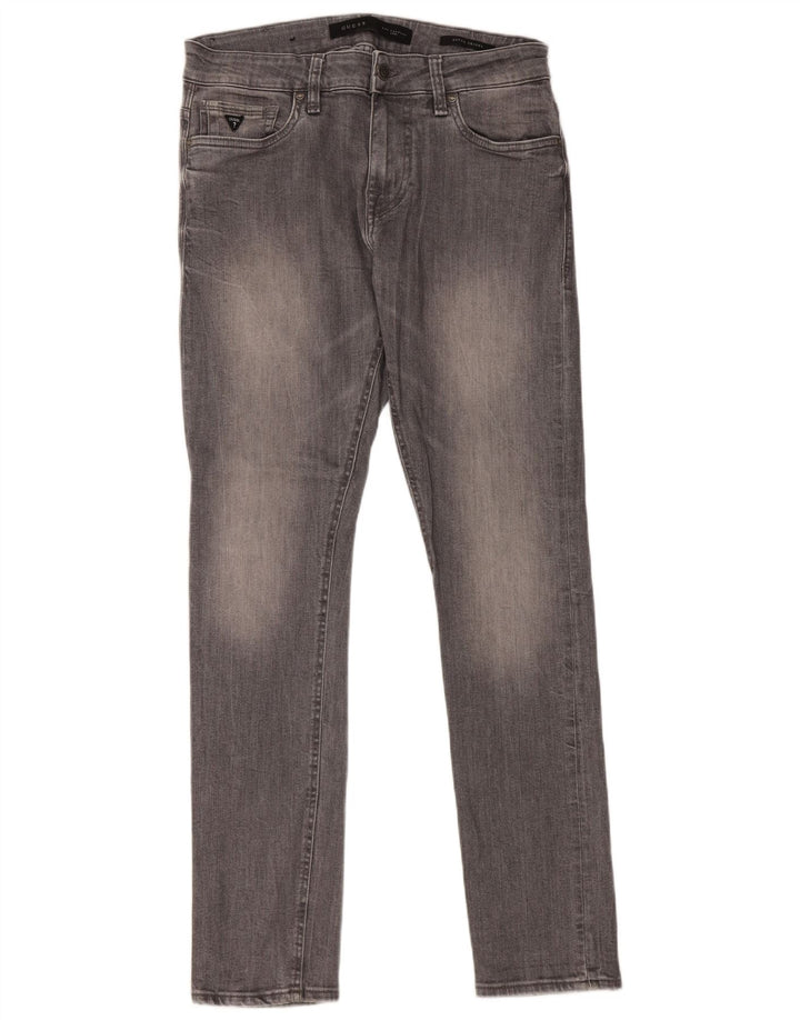 Jeans super skinny da donna Guess W32 L32 cotone grigio
