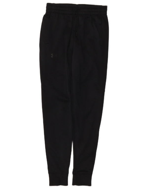 Under Armour Mens Tracksuit Trousers Joggers Small W28 L30 Black Polyester