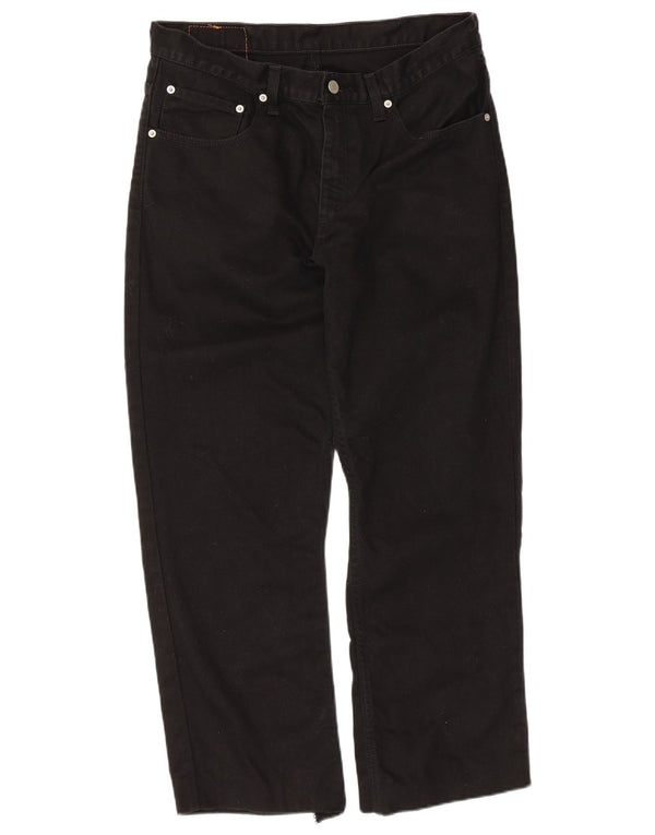 Levi's Uomo 752 Jeans dritti W34 L26 Cotone Nero