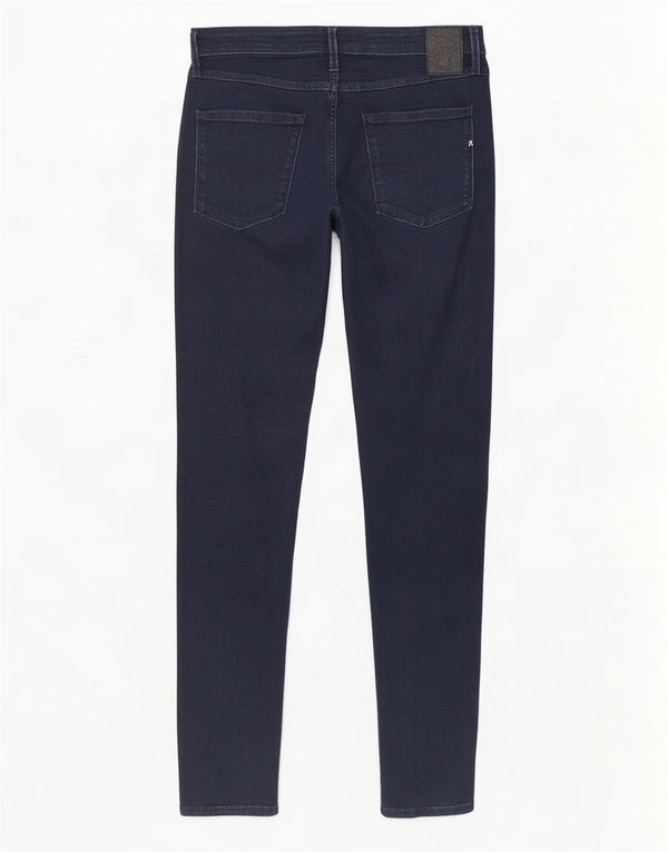 Replay Womens Anbass Slim Jeans W38 L34 Navy Blue Cotton