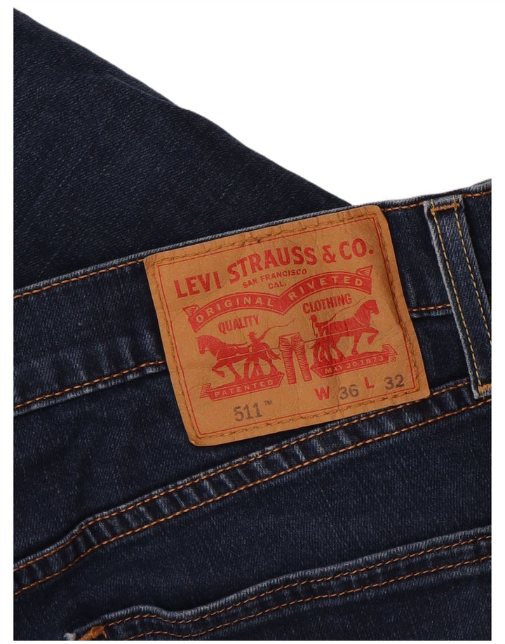 Jeans Levi's Uomo 511 Slim W36 L32 Cotone Blu