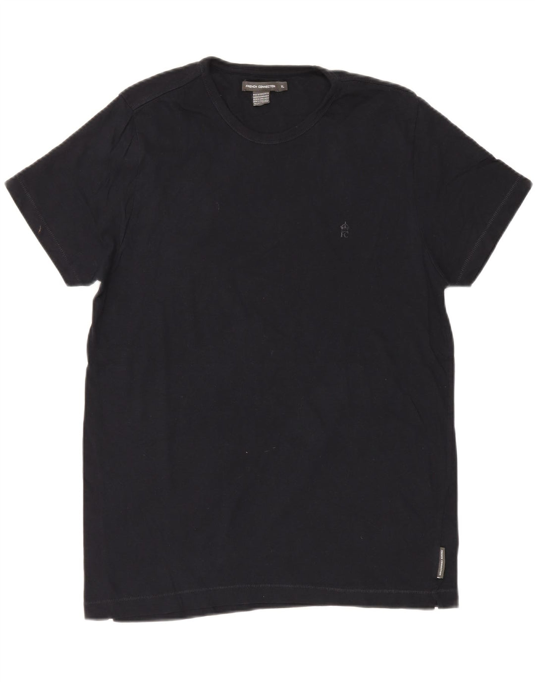 T-shirt da uomo French Connection Top XL in cotone nero