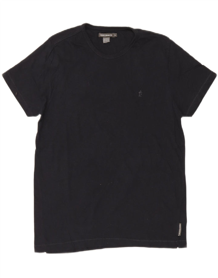 T-shirt da uomo French Connection Top XL in cotone nero