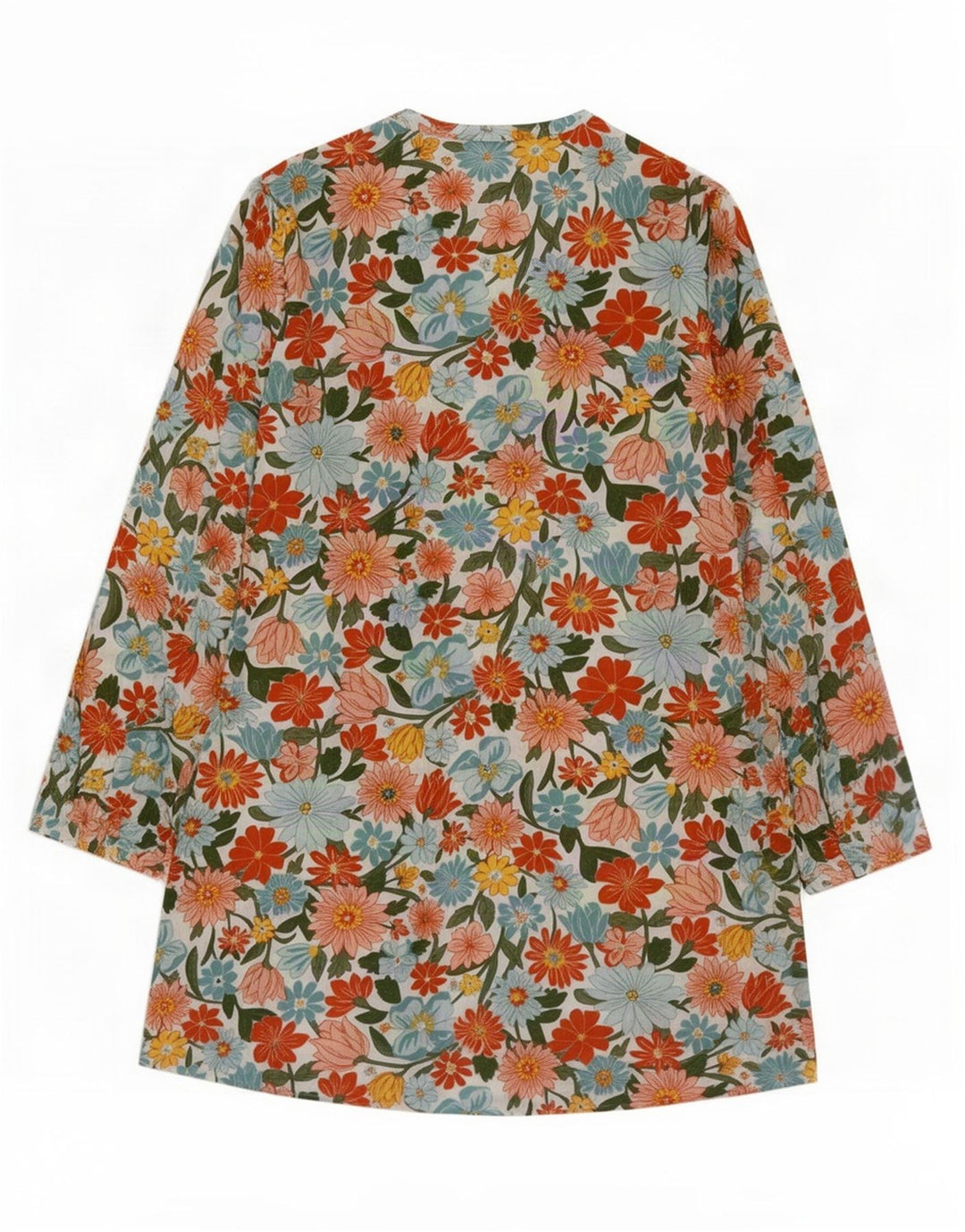 Abito a tunica da donna Seasalt Cornwall UK 14 Grande floreale multicolore