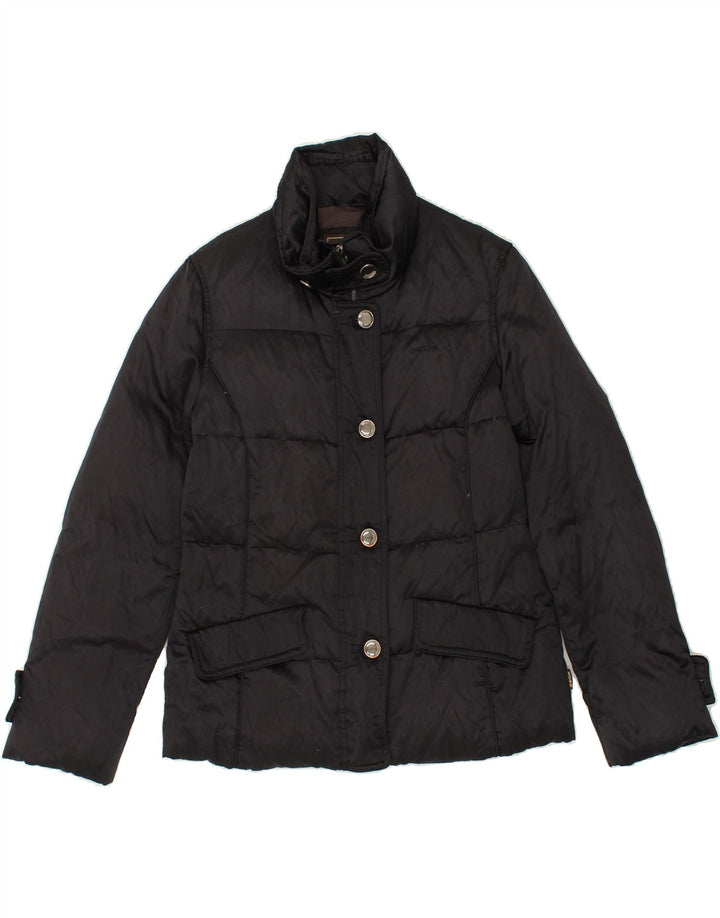 GEOX Womens Padded Jacket UK 10 Small Black Polyester Vintage Geox and Second-Hand Geox from Messina Hembry 
